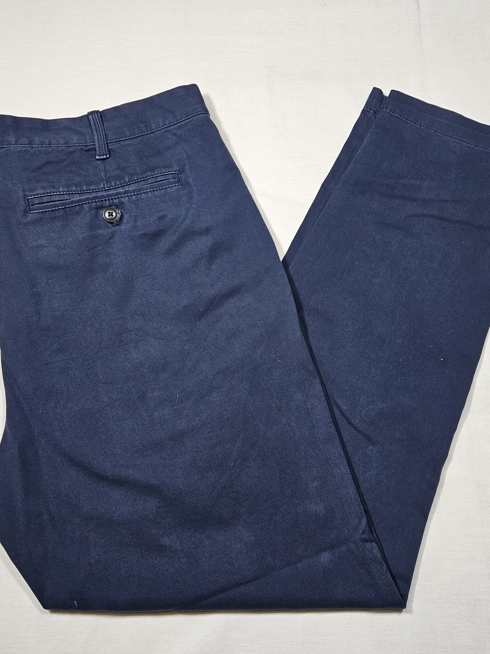 Express Men's 365 Comfort Skinny Chinos Navy Blue Stretch Pants W36 L30